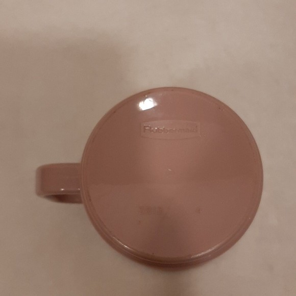 Vintage Rubbermaid Plastic Coffee Mugs Light Pink Mauve Melamine Replacement #3 - Picture 8 of 16